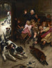 Ein Druck unter Druck in einem Sturm - Arthur John Elsley — Ansicht des Kunstwerks