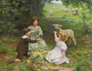 Die Freude des Frühlings - Arthur John Elsley — Ansicht des Kunstwerks