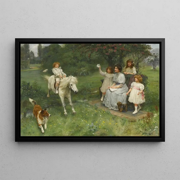 Bien joué - Arthur John Elsley — gerahmtes Bild an der Wand
