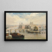 Ansicht der Pont Neuf in Paris mit Notre-Dame im Hintergrund - Arthur Joseph Meadows — gerahmtes Bild an der Wand
