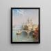 Paris mit Notre Dame - Arthur Joseph Meadows — gerahmtes Bild an der Wand