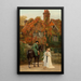 Der Bote - Arthur Longley Vernon — gerahmtes Bild an der Wand