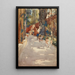 Le port du Cano - Arthur Melville — gerahmtes Bild an der Wand