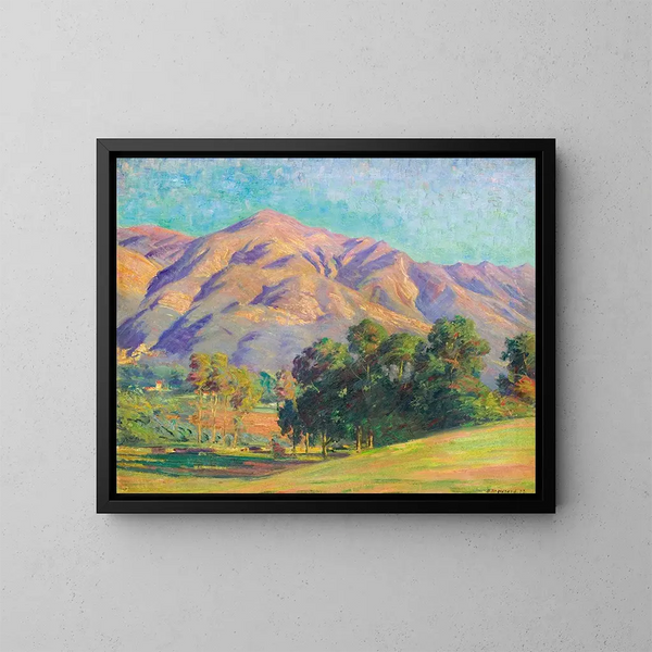 Landschaft Kalifornien - Arthur Merton Hazard — gerahmtes Bild an der Wand