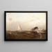 Morgen am Meer vor Marblehead - Arthur Quartley — gerahmtes Bild an der Wand
