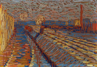 Arthur Segal - Bahndamm im Schnee.webp