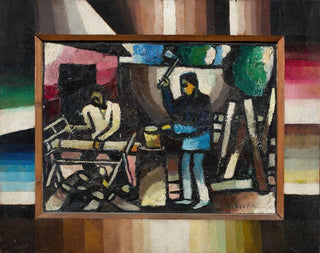 Der Arbeitszyklus des Tischlers - Arthur Segal — Ansicht des Kunstwerks