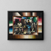 Der Arbeitszyklus des Tischlers - Arthur Segal — gerahmtes Bild an der Wand