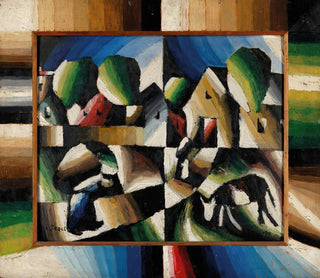 Die Trägerinnen - Arthur Segal — Ansicht des Kunstwerks