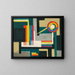 Komposition - Arthur Segal — gerahmtes Bild an der Wand