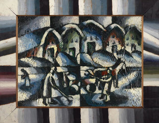 Arthur Segal - Schneeschipper Snow Shovellers.webp