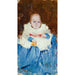 Portrait orange, bleu et blanc de Keith - Arthur Streeton — Ansicht des Kunstwerks