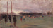 Das nationale Spiel - Arthur Streeton — Ansicht des Kunstwerks