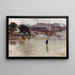 Die Redfern-Bahnhof - Arthur Streeton — gerahmtes Bild an der Wand