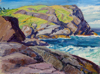 Ein Vorsprung im Maine - Arthur Wesley Dow — Ansicht des Kunstwerks