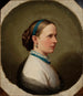Portrait einer jungen Frau - Artur Grottger — Ansicht des Kunstwerks