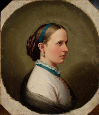 Artur Grottger - Portrait of a young woman.webp