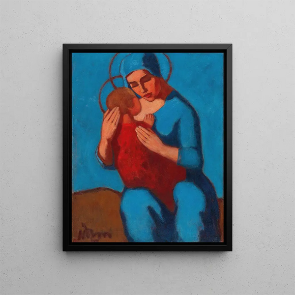 Madonna Mutter - Artur Nikodem — gerahmtes Bild an der Wand