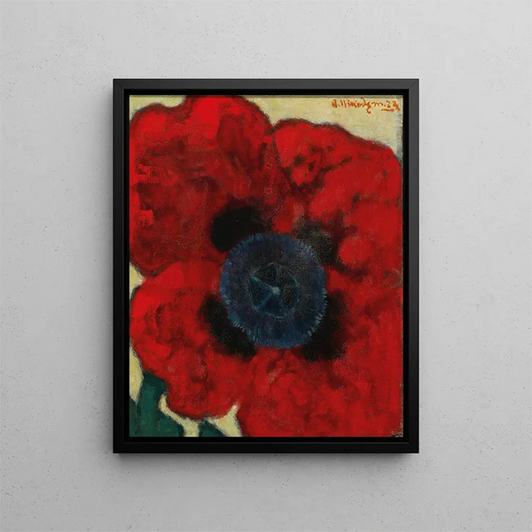 Mohnblume - Artur Nikodem — gerahmtes Bild an der Wand