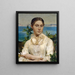 Portrait von Nomi Renan, zehn - siebzehn Jahre - Ary Cornelis Renan — gerahmtes Bild an der Wand