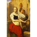 Reproduktion des Gemäldes Marguerite an der Fontaine - Ary Scheffer