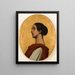 Portrait de Pauline Viardot en sainte Cécile - Ary Scheffer — gerahmtes Bild an der Wand