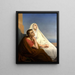 Heilige Augustin und Monika - Ary Scheffer — gerahmtes Bild an der Wand