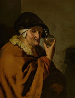Ary de Vois - An Old Woman with a Bottle.webp