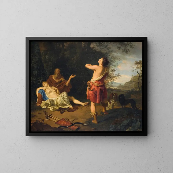 Céphale und Procris - Ary de Vois — gerahmtes Bild an der Wand