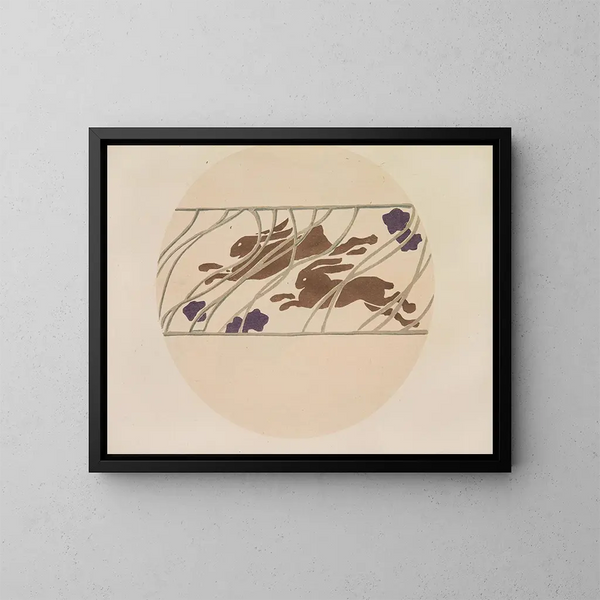 Mokugo zuanshi Pl11 - Asai Chū — gerahmtes Bild an der Wand