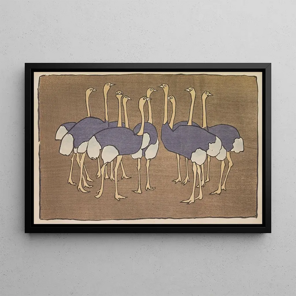 Mokugo zuansh Pl21 - Asai Chū — gerahmtes Bild an der Wand