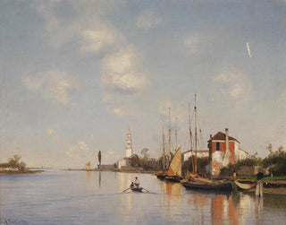 Mazzorbo in der Nähe von Venedig - Ascan Lutteroth — Ansicht des Kunstwerks