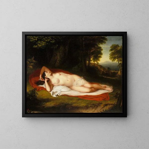 Ariane - Asher Brown Durand — gerahmtes Bild an der Wand