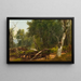 Szenen im Wald in den Catskills - Asher Brown Durand — gerahmtes Bild an der Wand