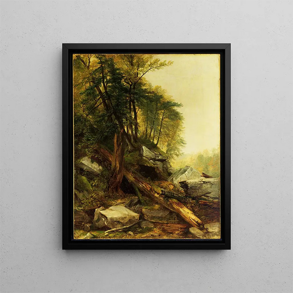 Landschaft von Kaaterskill - Asher Brown Durand — gerahmtes Bild an der Wand