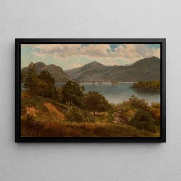 Lac George - Asher Brown Durand — gerahmtes Bild an der Wand