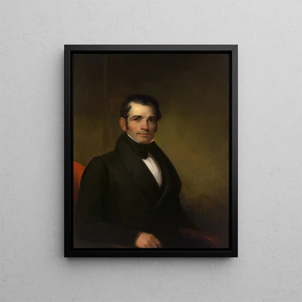 Luman Reed - Asher Brown Durand — gerahmtes Bild an der Wand