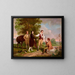 La capture du major André - Asher Brown Durand — gerahmtes Bild an der Wand