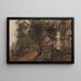 Bäume auf einem felsigen Hügel - Asher Brown Durand — gerahmtes Bild an der Wand