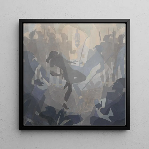 Aspects de la vie négro Le Nègre dans un cadre africain - Aaron Douglas