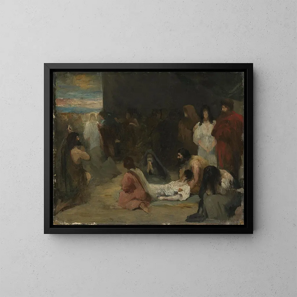 Der Christus kommt - Asta Nørregaard — gerahmtes Bild an der Wand