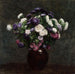 Asters in einer Vase - Henri Fantin-Latour — Ansicht des Kunstwerks