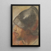 Kopf eines makedonischen Soldaten - Assistent des Ateliers von Charles Le Brun — gerahmtes Bild an der Wand