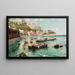 Capri Marina Grande - Attilio Pratella — gerahmtes Bild an der Wand