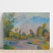 Reproduktion des Gemäldes Am Flussufer - Pierre-Auguste Renoir