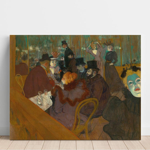 Reproduktion des Gemäldes Au Moulin Rouge - Henri de Toulouse-Lautrec