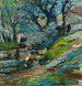 Am Flussufer in Marseille - Adolphe Monticelli — Ansicht des Kunstwerks