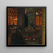 Am Café - Édouard Vuillard — gerahmtes Bild an der Wand