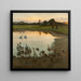 Am Sonnenuntergang - Viggo Johansen — gerahmtes Bild an der Wand