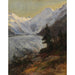 Reproduktion des Gemäldes Am Gletscher des Morteratsch - Edward Theodore Compton